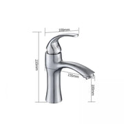 Μπαταρία Washbasin, ανοξείδωτο χάλυβα 304, σατέν, MP015