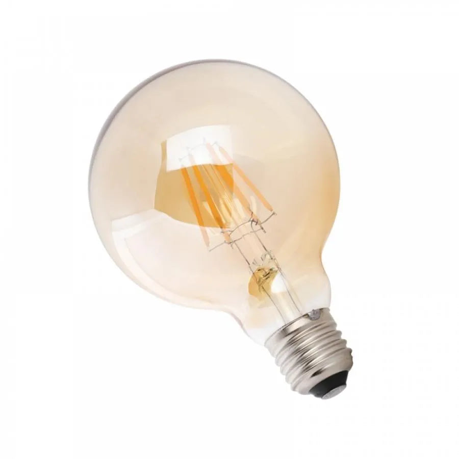 BC με νήμα G125, E27, 8W, ζεστό φως