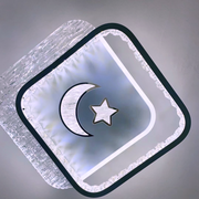 PERU LED Πολυέλαιος 39W, 2 τετράγωνα, Κρύο/Ζεστό/Ουδέτερο φως, Μαύρο