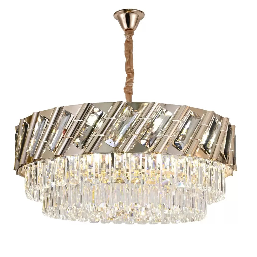 Πολυέλαιος Crystal Bradley 10x E27 Gold