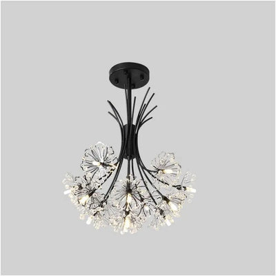 PETERHOF Eleganza Crystal Chandelier, 13xG4, Διάμετρος 49 cm, Μαύρος
