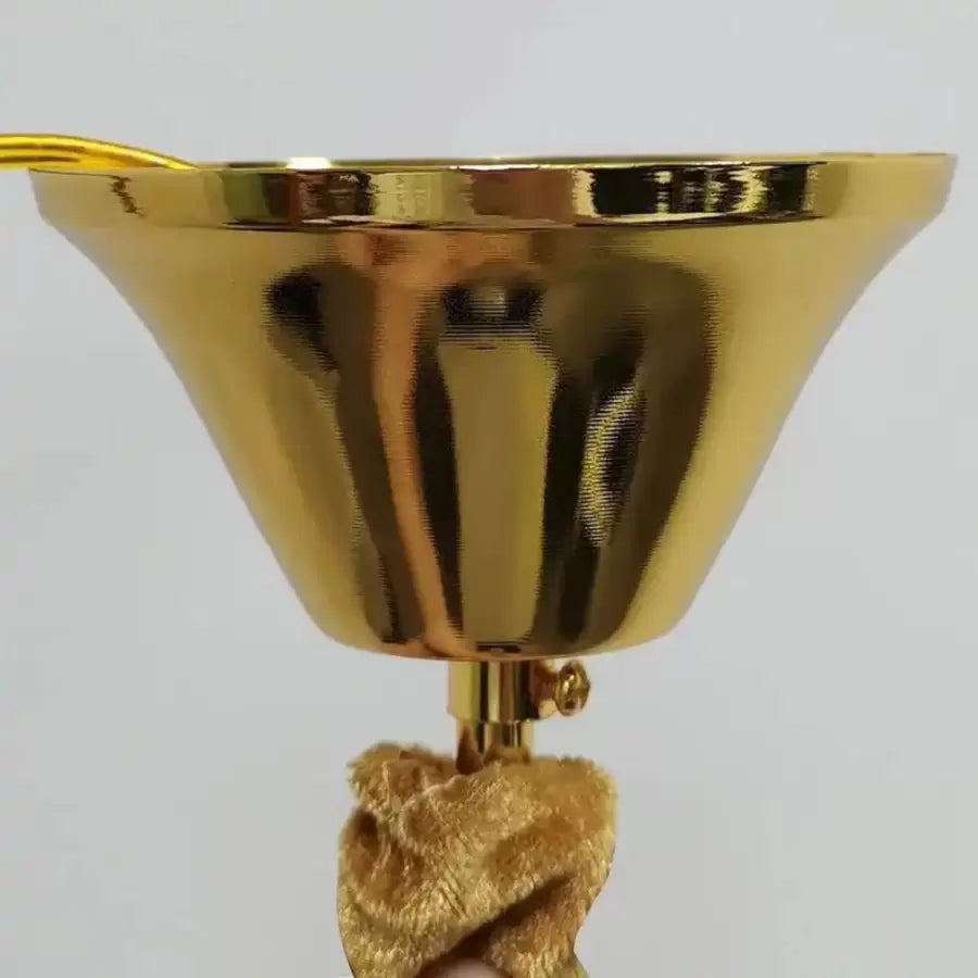 Κρυστάλης πολυέλαιος μέγιστη διάμετρος 6x E14 40cm χρυσό