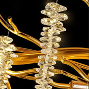 Πολυέλαιος Crystal Stephen 8x G9 Gold