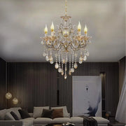 Imperial chandelier 5*e14, χρυσός, μέταλλο και κρύσταλλο