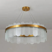 LED πολυέλαιος με τηλεχειριστήριο Alonzo 93W Dimable 60cm Χρυσή διάμετρο