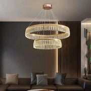LED πολυέλαιος με τηλεχειριστήριο Zakir 100W, Golden