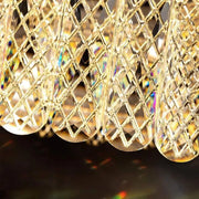 LED πολυέλαιος με τηλεχειριστήριο Vzareef 80W, Golden
