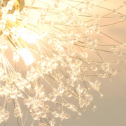 Rondo Vivace Crystal Chandelier, 8x G9, 60cm, Golden