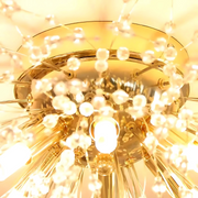 Rondo Vivace Crystal Chandelier, 8x G9, 60cm, Golden