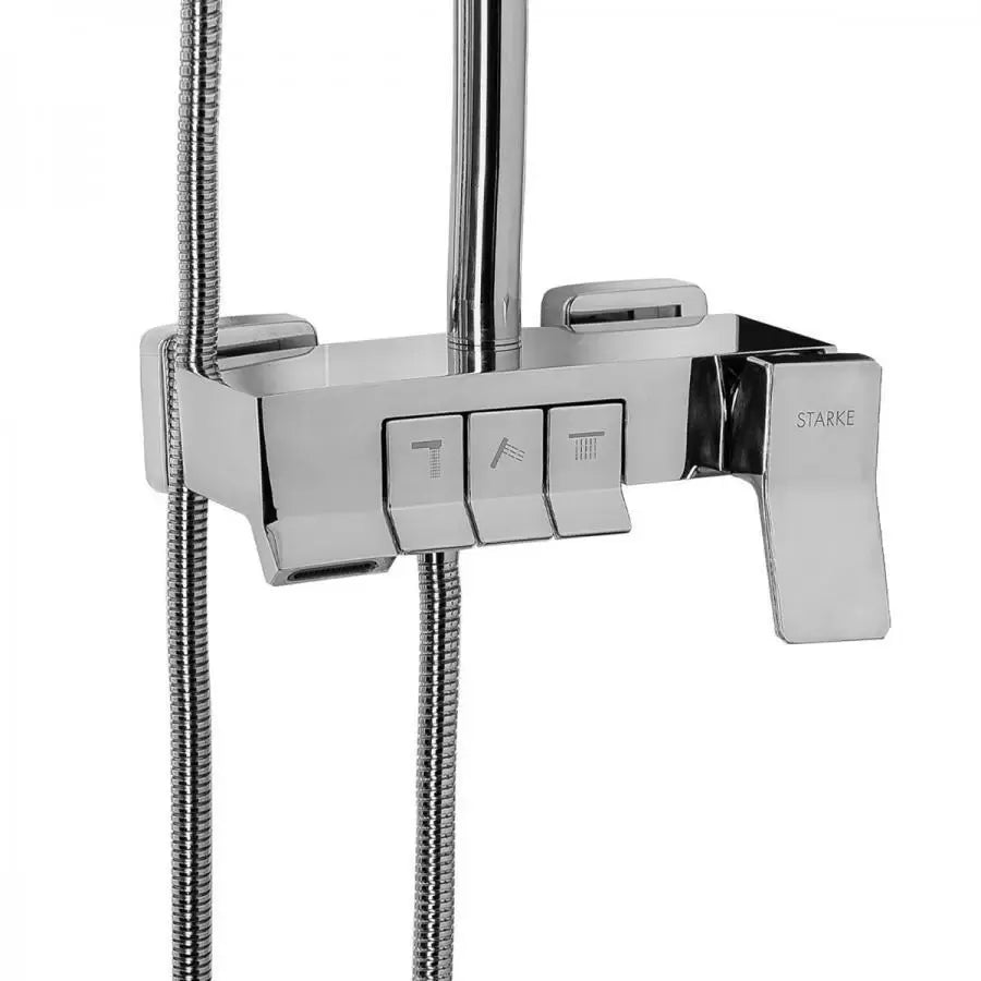 Στήλη που έχει ληφθεί με παράγραφο και ρύθμιση καπέλο, υγειονομικό ορείχαλκο, Chrome, 9920