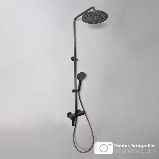Στήλη ντους, ορείχαλκος υγιεινής, μαύρο, 9810H Faucets & Shower Columns Προεπιλεγμένος τίτλος Alessandro Design