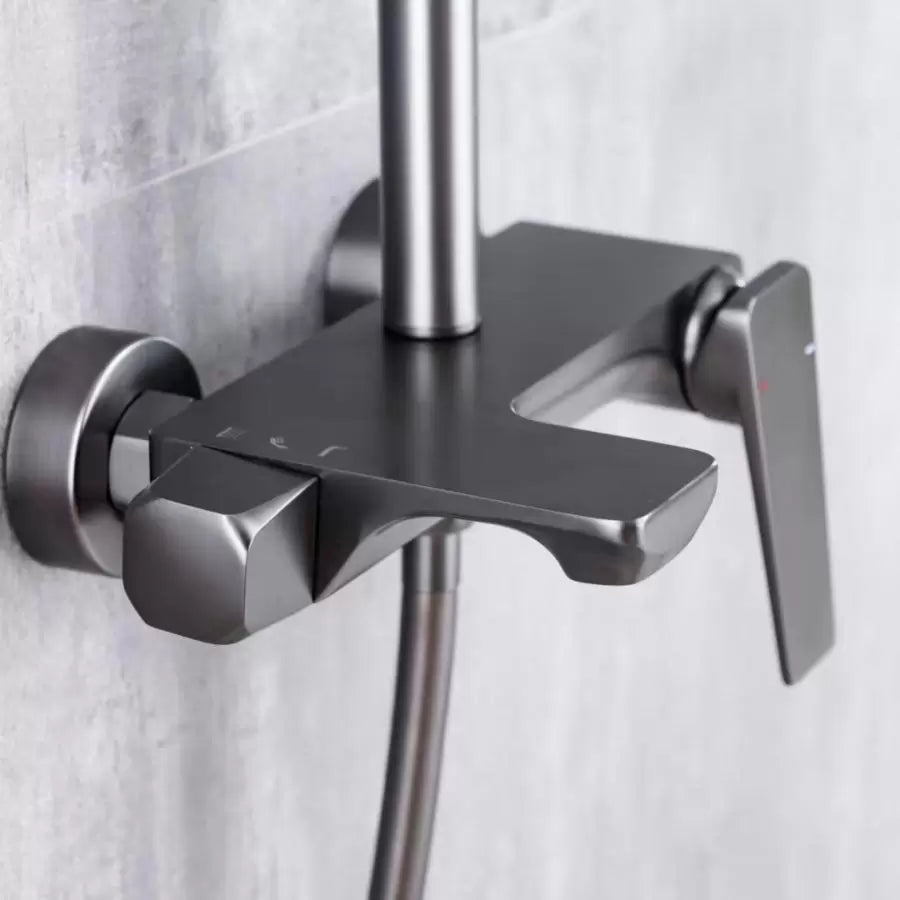 Στήλη ντους, υγειονομικό ορείχαλκο, σατέν, 9960N