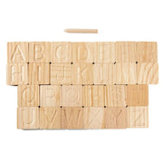 Εκπαιδευτικό κουτί Τύπος Γνωστικό αλφάβητο, 30 κομμάτια, ξύλο