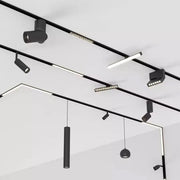 Μαγνητικό πλέγμα LED, σταθερό, 6W, ουδέτερο φως, ενσωματωμένο, μαύρο