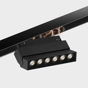 Μαγνητικό πλέγμα LED, ρυθμιζόμενο, 6W, ουδέτερο φως, ενσωματωμένο, μαύρο