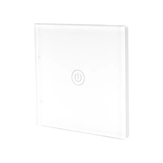 Touch Switch Cap-Scara εξασφαλισμένο λευκό γυαλί