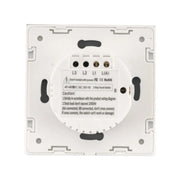 Touch Switch Cap-Scara εξασφαλισμένο λευκό γυαλί