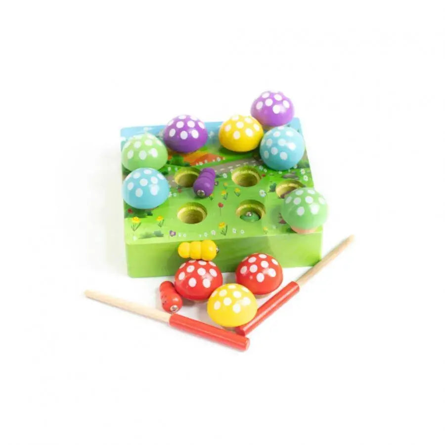 Ξύλινο παιχνίδι με μπάλες, πολύχρωμα, ξύλο