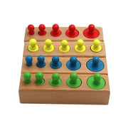 Montessori, πολύχρωμο, ξύλινο παιχνίδι