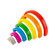 Παιχνίδι τύπου ουράνιου τόξου, πολύχρωμα, 7 κομμάτια, ξύλο