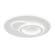 LED πολυέλαιος με τηλεχειριστήριο Nolux Luminosa, 120W, 3 κύκλοι, κρύο/ζεστό/ουδέτερο φως, ασταθές, λευκό