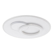 LED πολυέλαιος με τηλεχειριστήριο Nolux Luminosa, 120W, 3 κύκλοι, κρύο/ζεστό/ουδέτερο φως, ασταθές, λευκό