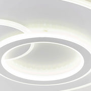 LED πολυέλαιος με τηλεχειριστήριο Nolux Luminosa, 120W, 3 κύκλοι, κρύο/ζεστό/ουδέτερο φως, ασταθές, λευκό
