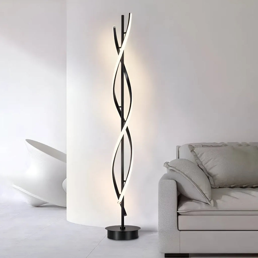 LED LED Upsilon, 48W, 3000K/4000K/6000K, μέταλλο και ακρυλικό, μαύρο