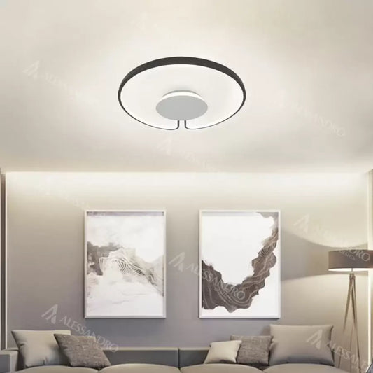 Πολυέλαιος LED ADARA 90W, Στρογγυλός, Neutral light, 4000K, Μαύρος