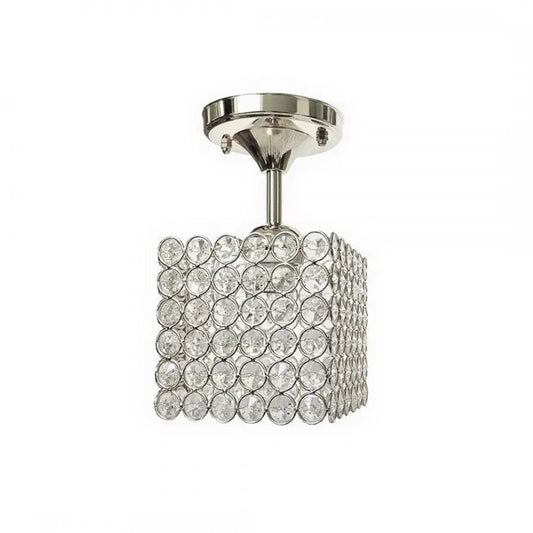 Catrina Chandelier, 1*E27, Chrome, Metal και Crystal