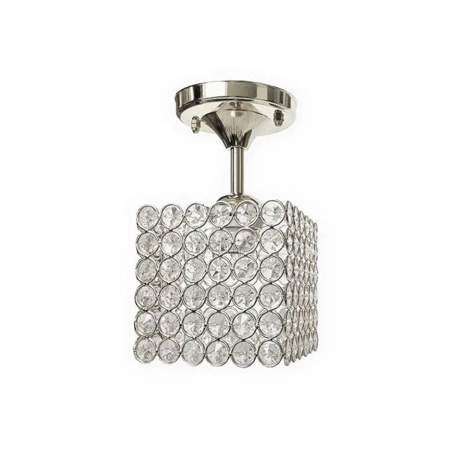 Catrina Chandelier, 1*E27, Chrome, Metal και Crystal