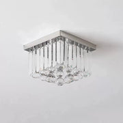 Crystal Martinez Linear Luxe, διάμετρο 35cm, 4x E14, γυαλιστερό χρώμιο