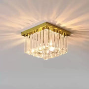Crystal Martinez Linear Luxe, διάμετρο 35cm, 4x E14, γυαλιστερό χρυσό