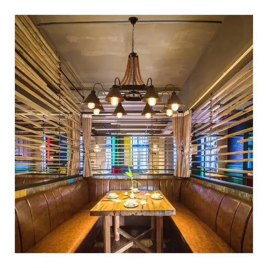 Indiana Chandelier, 8*E27, Metal and Rope, Black