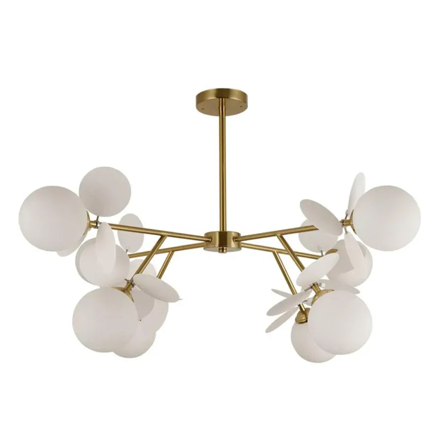 Πολυέλαιος μοντέρνος λαμπτήρας SVEN, 8x G9, Golden White, Metal