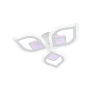 Lulus LED 3D Zeni με τηλεχειριστήριο, 60W, 2,4GHz, ακρυλικό, λευκό
