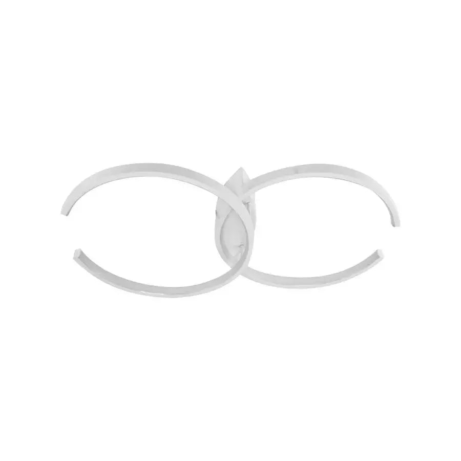 Πολυέλαιος LED με τηλεχειριστήριο NOAH 64W, 2 Στοιχεία, Κρύο/Ζεστό/Ουδέτερο φως, Ρυθμιζόμενο, Λευκό