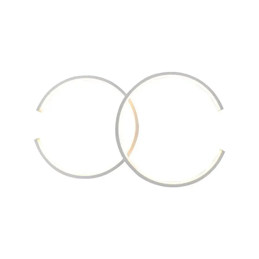 Πολυέλαιος LED με τηλεχειριστήριο NOAH 64W, 2 Στοιχεία, Κρύο/Ζεστό/Ουδέτερο φως, Ρυθμιζόμενο, Λευκό