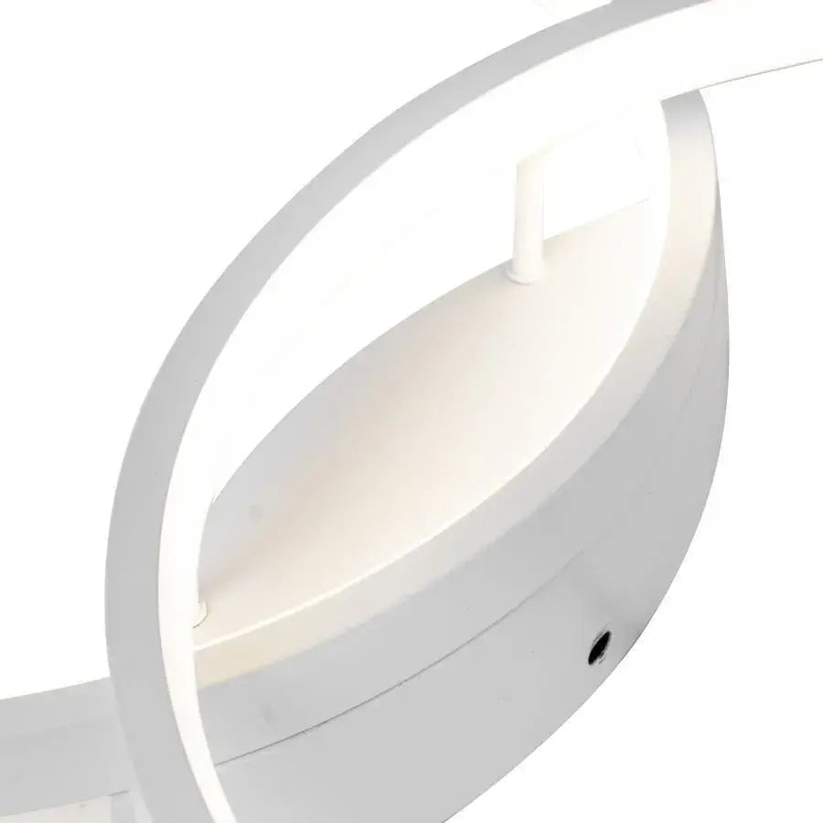 Πολυέλαιος LED με τηλεχειριστήριο NOAH 64W, 2 Στοιχεία, Κρύο/Ζεστό/Ουδέτερο φως, Ρυθμιζόμενο, Λευκό