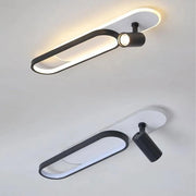 LED LED Berta 43W Ψυχρό/ζεστό/ουδέτερο ρυθμιζόμενο ακρυλικό προβολέα και λευκό και λευκό μέταλλο