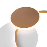 Πολυέλαιος LED με τηλεχειριστήριο KILLIAN 71W, 3 Κύκλοι, Κρύο/Ζεστό/Ουδέτερο φως, Ρυθμιζόμενο, Λευκός Χρυσός