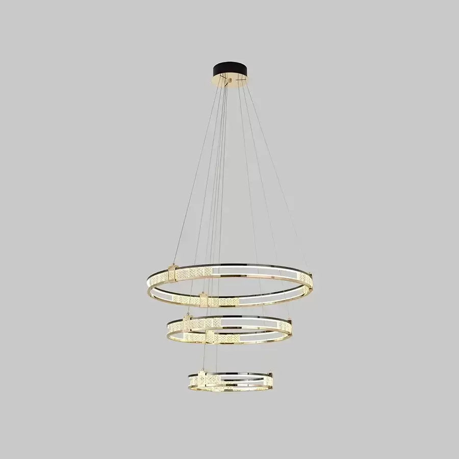 LED LED Crystal LED με τηλεχειριστήριο Rodrigo 150W Auriu Dimabila