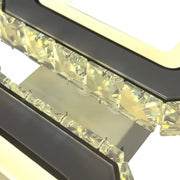 LED πολυέλαιος με τηλεχειριστήριο Quadris, 24W, 2 τετράγωνα, κρύο/ζεστό/ουδέτερο φως, ασταθές, λευκό