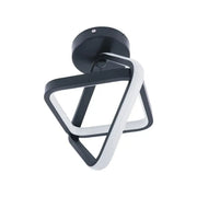 LED LED Vertex Cubus Cubus Coured Ρώμη, 13W, 2 Ρόμπους, κρύο/ζεστό/ουδέτερο φως, μαύρο