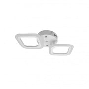LED LED Erika, 11W, 2 τετράγωνα, ουδέτερο φως, λευκό