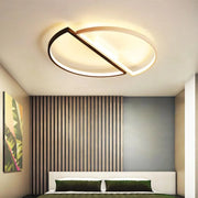 LED LED Vector Arcus, Semicircles, 35W, Metallic, Wasable, Cold/Hot/Neutral Light, Black with White, Modern Design