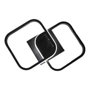 Πολυέλαιος LED VERTEX Matrix Επικαλυπτόμενοι ρόμβοι, Μεταλλικά πλαίσια, 11W, 2 Ρόμβοι, Κρύο/Ζεστό/Ουδέτερο φως, Μαύρο