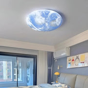 LED LED Lulus, 3000/4000/6000K, 32W, μπλε, διάμετρος 35 cm