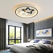 Emelian LED Lust με τηλεχειριστήριο 57W Ακρυλικό και μέταλλο κρύο/ζεστό/λευκό ουδέτερο λευκό με μαύρο