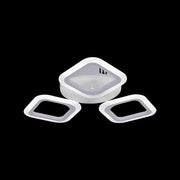 Πολυέλαιος LED ERIKA 24W, 3 Τετράγωνα, Ουδέτερο φως, Λευκό